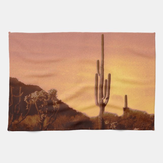 Sonoran sunset kökshandduk (Horisontell)