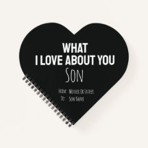 Sonpresenter till honom Pojke Modern Söt Svart DIY