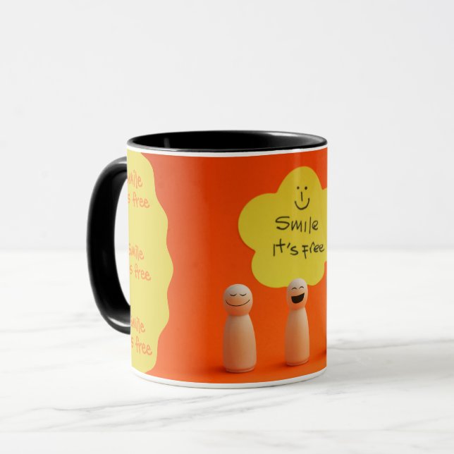 Sonríe, es gratis mugg (Framsida vänster)
