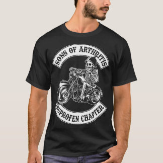 sons av artritkapitelmotorcykeln t shirt