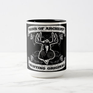 Sons av bågskytte - original- kaffemugg för jakt