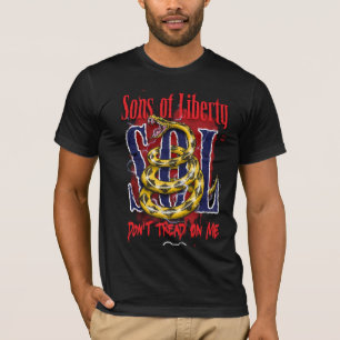 Sons av frihet GÅR INTE PÅ MIG mörk manar T-shirt