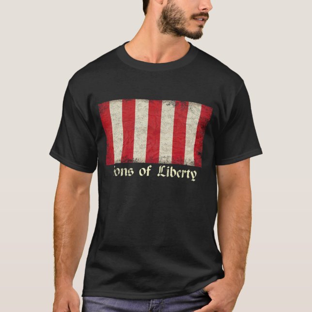 Sons av frihetflagga tee shirt (Framsida)