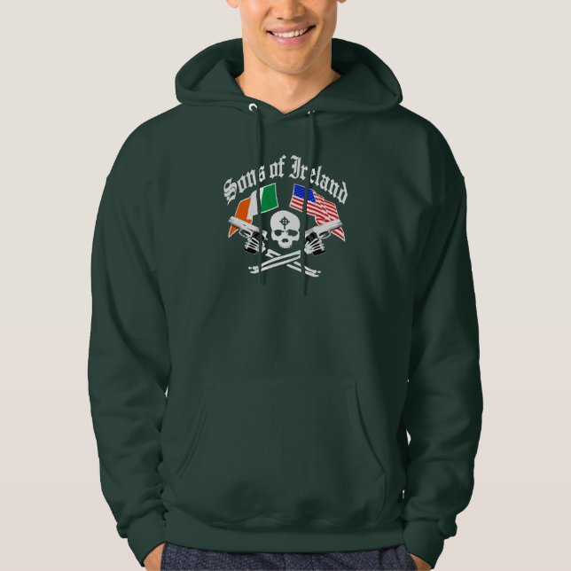 Sons av Irland Hoodie (Framsida)