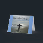 ***SON'S BIRTHDAY*** BEACH OCH KÄRLEK FÖR HIM-KORT KORT<br><div class="desc">Det här kortet är så söt och fyllt av sådan lycka för den där födelsedagsmannen i ditt liv!  TACK för att jag stannar vid 1 av mina 8 butiker! Det här är Myrtle Beach förresten!</div>