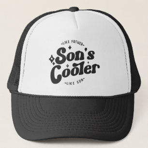 Son's Cooler Funny FathersDay (Matches Pappa Coola Keps