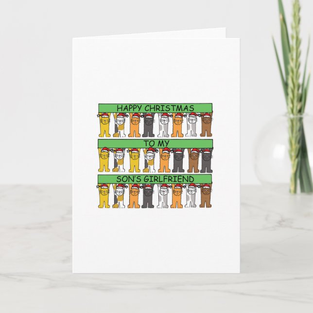 Son's Girlkompis Lycklig julklapp Helgkort (Framsida)