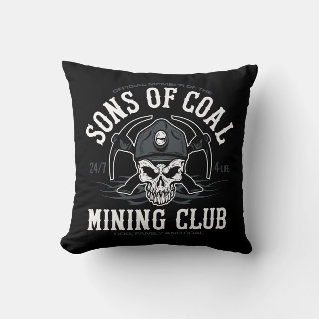 SONS OF COAL gruvklubben Kudde (Framsida)