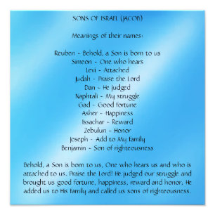 Sons of Israel Fototryck