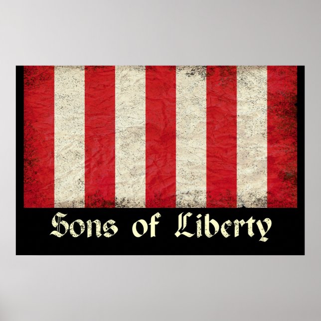 Sons of Liberty Flagga Poster (Framsidan)