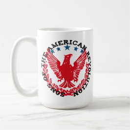 Sons of the American Revolution Patriot Eagle Star Kaffemugg