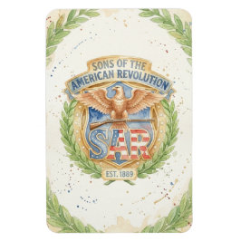 Sons of the American Revolution SAR Est 1889 Stolt Magnet