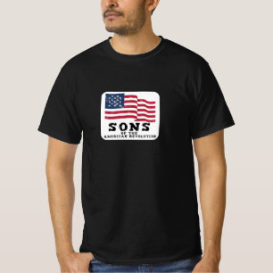 Sons of The American Revolution USA:s historia utb T Shirt