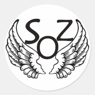 Sons of Zebedee Logotyp Runt Klistermärke