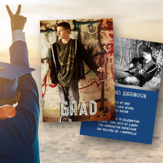 Sons Studenten Photos Open House Annoucement Inbjudningar