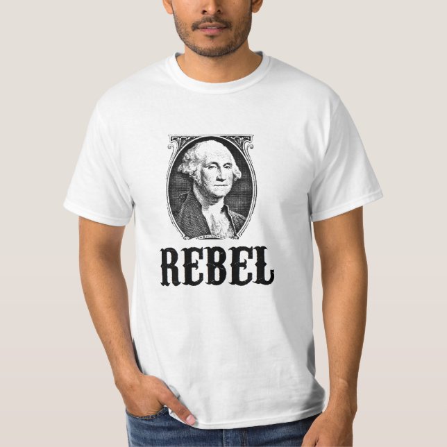 #SONSOFLIBERTY#REBEL GEORGE WASHINGTON TEE (Framsida)