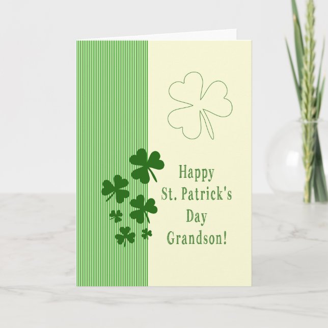sonson Lycklig St. Patrick's Day Kort (Framsida)