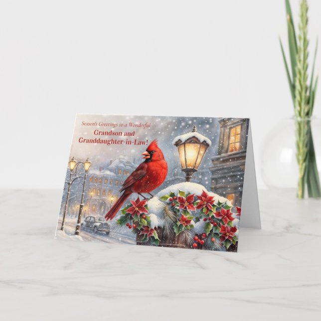 Sonson och svärdotterson hustru jul kort (Framsida)