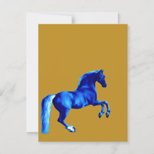 Sonson till Godolphin Arabian ... Blå Hästen Vykort
