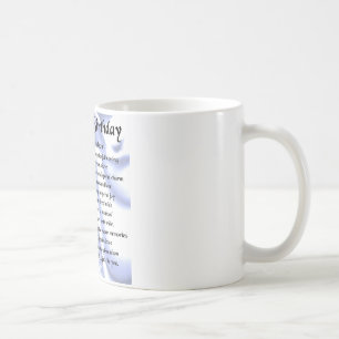 Sonsondikt - grattis på födelsedagen kaffemugg