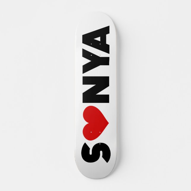 Sonya Kärlek Skateboard (Framsida)