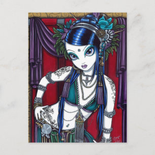 "Sonya" Stam Fusion Belly Dancer Postcard Vykort