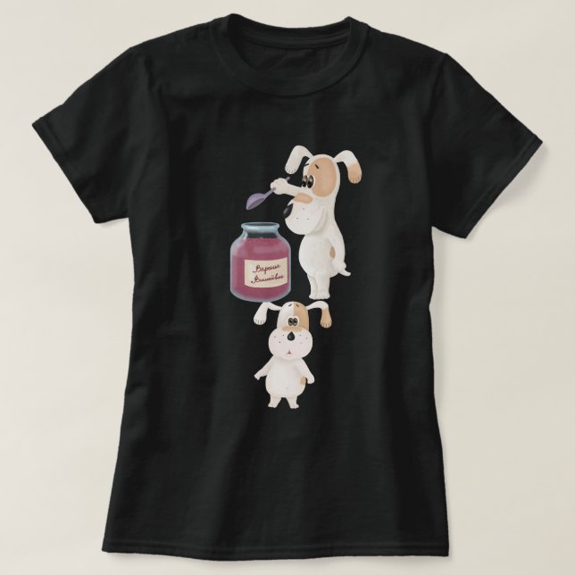 Sonya the hund t shirt (Design framsida)