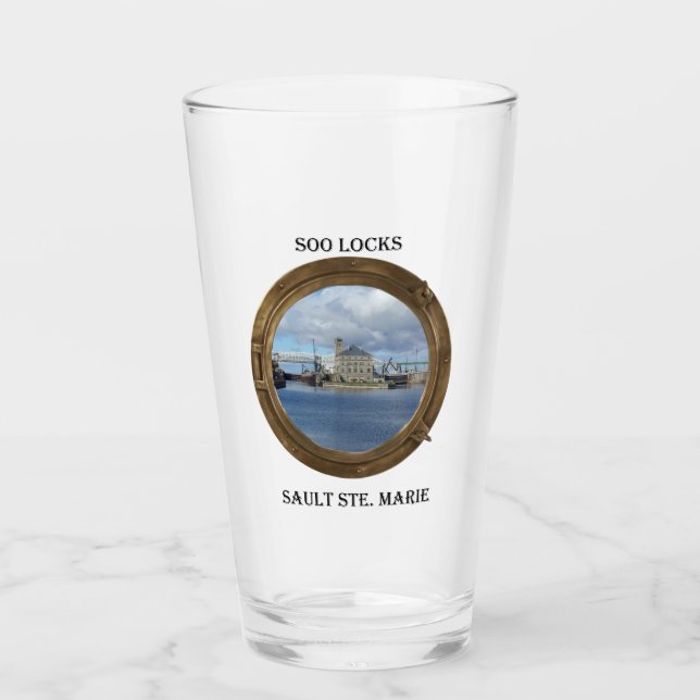 Soo Locks porthole glass Glaskopp (Framsida)