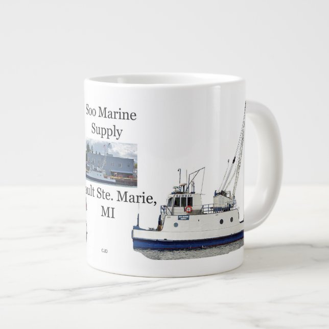 Soo Marine Supply Jumbo mugg (Framsida höger)