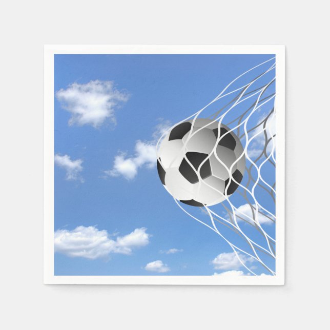 Soocer Boll i Net Pappersservett (Framsidan)