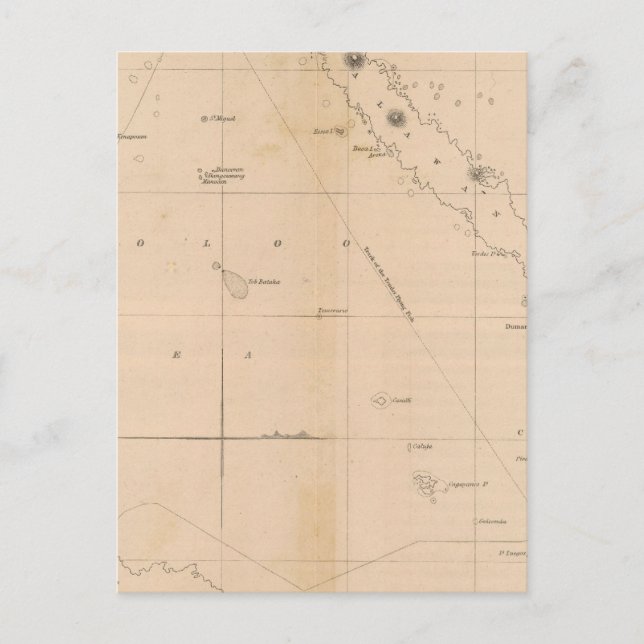 Sooloo Sea, Archipelago, Filippinerna Vykort (Framsida)