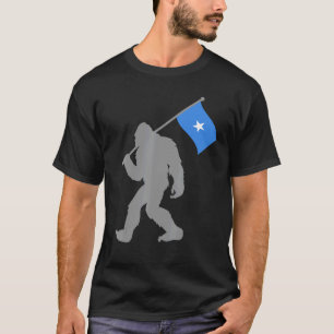 Soomaaliya eller Somalisk Flagga på Somalia Flagga T Shirt