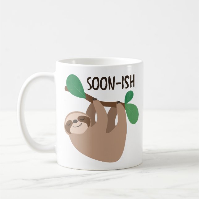 Soon-Ish Slothmugg Kaffemugg (Vänster)