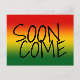 SOON KOM - Jamaican Dialect Vykort