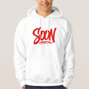 SOON — Minimalt Lyxig Huva Premium Streetwear Hoodie