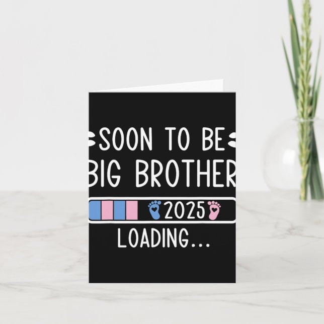 Soon To Be Big Brother 2025 Loading Pregnancy Anno Kort (Framsida)