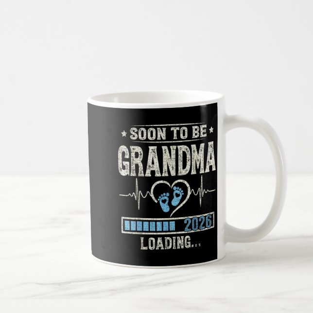 Soon To Be Grandma 2026 Expecting Baby Promoted Gr Kaffemugg (Höger)