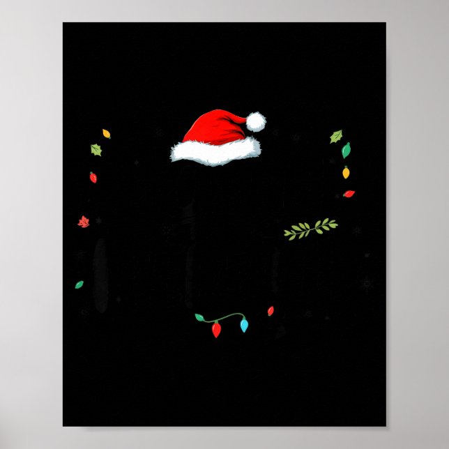 Soon To Be Merry'd Christmas Engaged Fiance Santa  Poster (Framsidan)