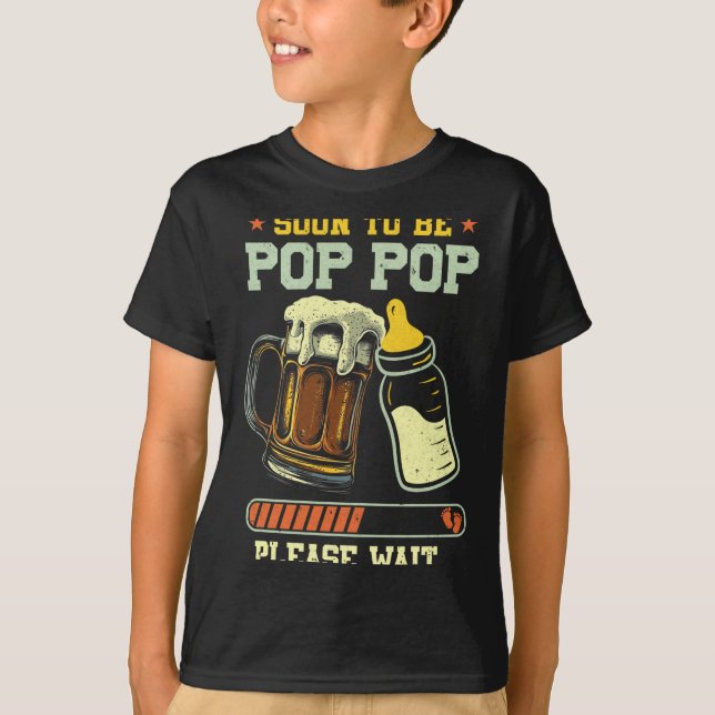 Soon To Be P P Est 2025 Pregnancy Announcement  T Shirt (Framsida)