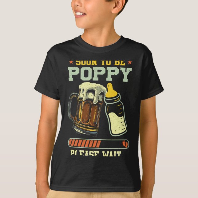 Soon To Be Ppy Est 2025 Pregnancy Announcement L  T Shirt (Framsida)