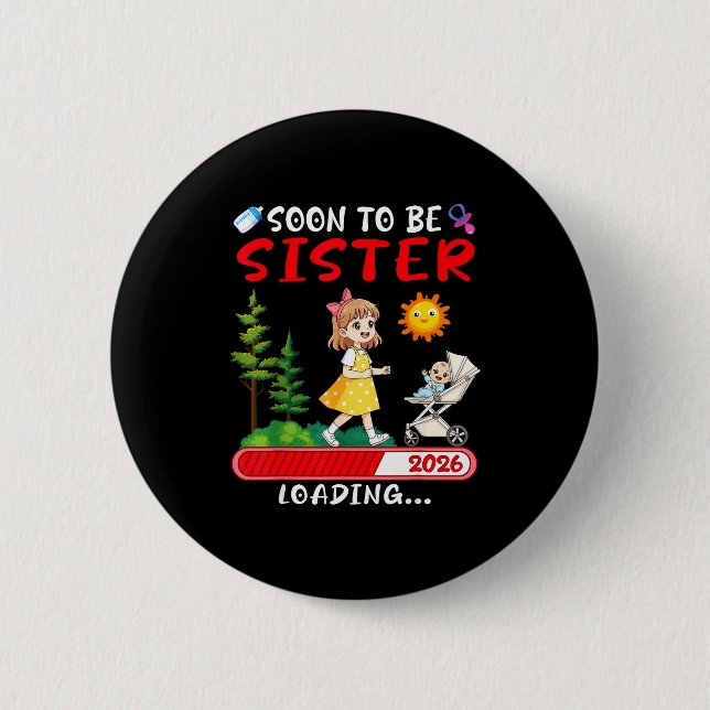 Soon To Be Sister 2026 Loading Pregnancy Mom Annou Knapp (Framsida)