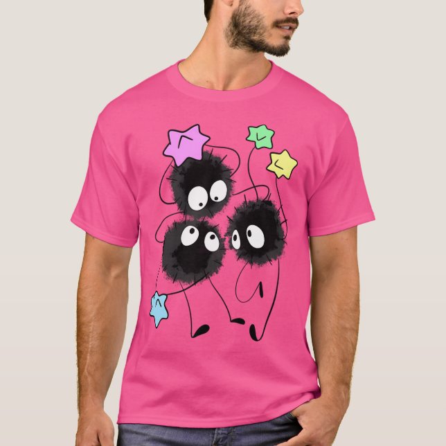 Soot Sprite Stars T Shirt (Framsida)