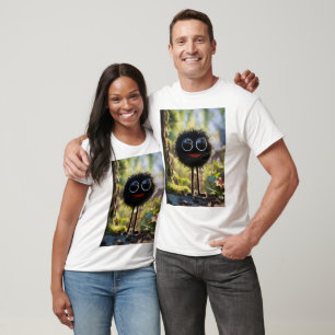 "Soot Sprite Stollig: Studio Ghibli's Playful Puff T Shirt