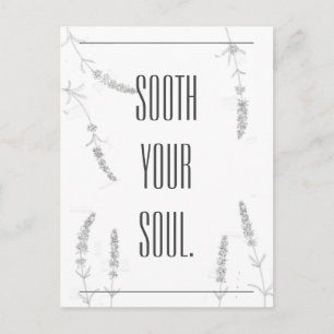 Sooth ditt Soul-vykort Vykort