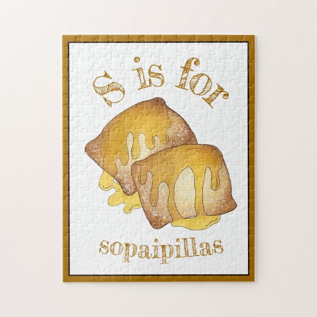 Sopaipilla Sopapilla Cachanga Sopaipa Fried Pastry Pussel (Vertikal)