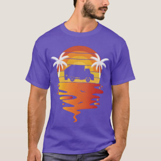 Sopbil skjorta retro solnedgång 70-tal Sopbil T Shirt