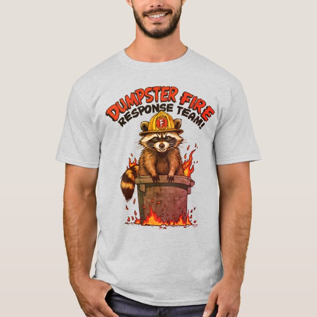 Sopcontainerbrandkår! T Shirt (Framsida)
