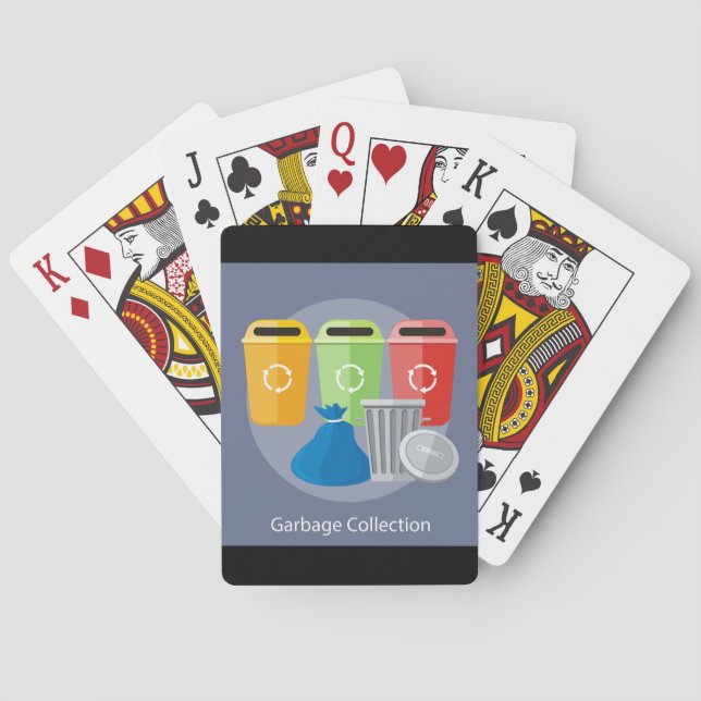 Sophantering Avfallshantering Återvinning Casinokort (Baksidan)