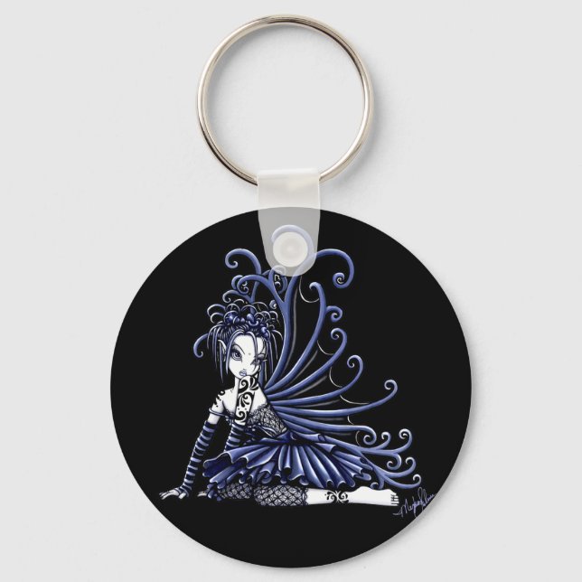 Sophia Blue Tattoo Fairy Keychain Nyckelring (Framsida)