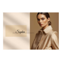 Sophia Chic Minimalistisk Typografi Affisch